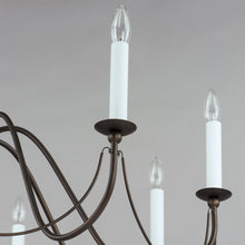Load image into Gallery viewer, Plumette Chandelier in Detail.
