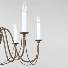 Load image into Gallery viewer, Plumette Chandelier in Detail.
