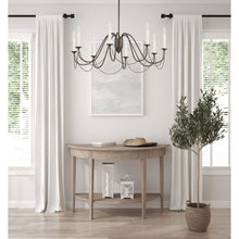 Load image into Gallery viewer, Plumette Chandelier in living room.
