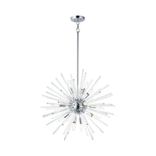 Load image into Gallery viewer, Polaris LED Pendant Light in Polished Chrome (12-Light/25-Inch).
