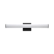 Load image into Gallery viewer, Rail LED Bath Vanity Light in Black (Medium).
