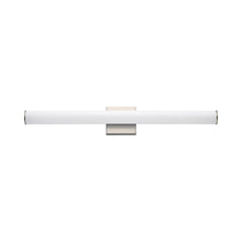 Load image into Gallery viewer, Rail LED Bath Vanity Light in Satin Nickel (Large).
