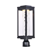 Load image into Gallery viewer, Salon Outdoor LED Post Light in Water Glass.
