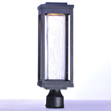 Load image into Gallery viewer, Salon Outdoor LED Post Light in Detail.
