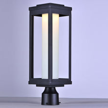 Load image into Gallery viewer, Salon Outdoor LED Post Light in Detail.
