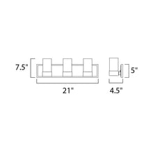 Load image into Gallery viewer, Silo Bath Vanity Light - line drawing.
