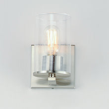 Load image into Gallery viewer, Sleek Bath Wall Light in Detail.

