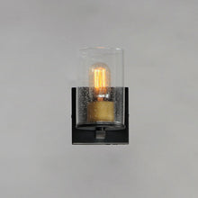 Load image into Gallery viewer, Sleek Bath Wall Light in Detail.
