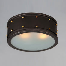 Load image into Gallery viewer, Trestle Flush Mount Ceiling Light in Detail.
