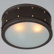 Load image into Gallery viewer, Trestle Flush Mount Ceiling Light in Detail.
