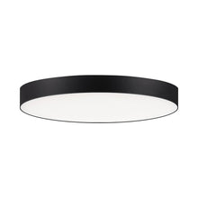 Load image into Gallery viewer, Trim LED Flush Mount Ceiling Light in Black (Small/Round).
