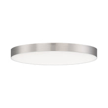 Load image into Gallery viewer, Trim LED Flush Mount Ceiling Light in Satin Nickel (Medium/Round).

