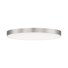 Load image into Gallery viewer, Trim LED Flush Mount Ceiling Light in Satin Nickel (Large/Round).
