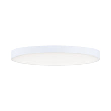 Load image into Gallery viewer, Trim LED Flush Mount Ceiling Light in White (Large/Round).

