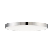 Load image into Gallery viewer, Trim LED Flush Mount Ceiling Light in Polished Chrome (Large/Round).
