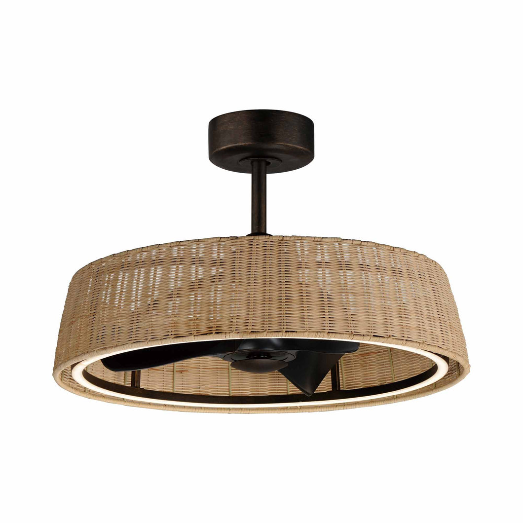 Tulum Outdoor LED Ceiling Fan.