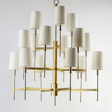 Load image into Gallery viewer, Uptown Multi Tier Chandelier in Detail.
