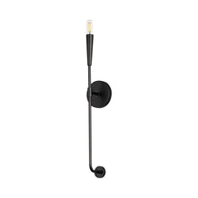 Load image into Gallery viewer, Vela Bath Wall Light in Black.
