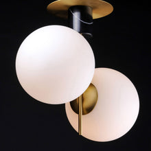 Load image into Gallery viewer, Vesper Semi Flush Mount Ceiling Light in Detail.
