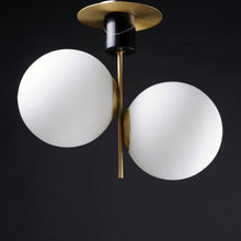 Load image into Gallery viewer, Vesper Semi Flush Mount Ceiling Light in Detail.
