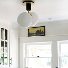 Load image into Gallery viewer, Vesper Semi Flush Mount Ceiling Light in kitchen.
