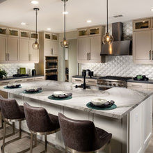Load image into Gallery viewer, Vessel Mini Pendant Light in dining room.
