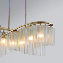 Load image into Gallery viewer, Victoria Linear Suspension Light in Detail.

