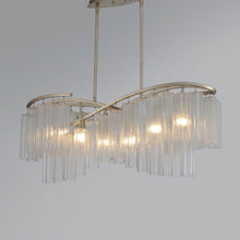 Load image into Gallery viewer, Victoria Linear Suspension Light in Detail.
