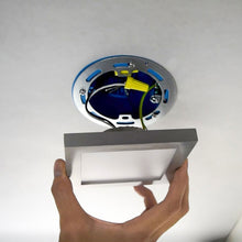 Load image into Gallery viewer, Wafer LED Flush Mount Ceiling Light in Detail.
