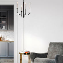 Load image into Gallery viewer, Wesley Chandelier in living room.
