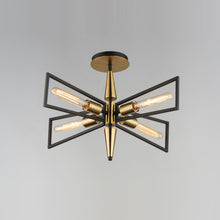 Load image into Gallery viewer, Wings Flush Mount Ceiling Light in Detail.
