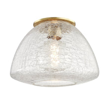 Load image into Gallery viewer, Maya Flush Mount Ceiling Light in Aged Brass/Large.
