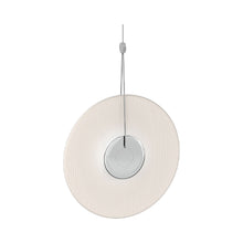 Load image into Gallery viewer, Meclisse™ LED Pendant Light in Polished Chrome/Etched Glass.
