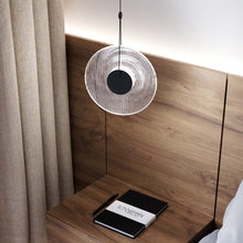 Load image into Gallery viewer, Meclisse™ LED Pendant Light in bedroom.

