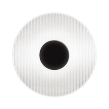 Load image into Gallery viewer, Meclisse™ LED Wall Light in Satin Black/Etched Glass.
