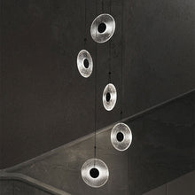 Load image into Gallery viewer, Meclisse™ Multi Light LED Pendant Light in room.
