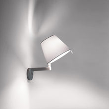 Load image into Gallery viewer, Melampo Mini Wall Light in Grey.
