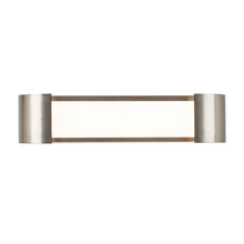 Load image into Gallery viewer, Melrose LED Bath Wall Light in Small/Brushed Nickel.
