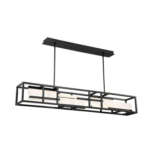 Memory Linear LED Pendant Light in Black.