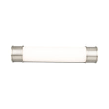 Load image into Gallery viewer, Mercer LED Bath Wall Light in Small/Brushed Nickel.
