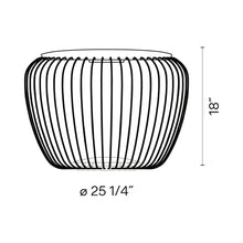 Load image into Gallery viewer, Meridiano Outdoor LED Floor Lamp - line drawing.
