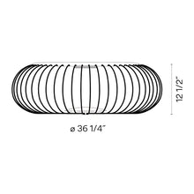 Load image into Gallery viewer, Meridiano Outdoor LED Floor Lamp - line drawing.
