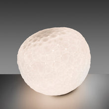 Load image into Gallery viewer, Meteorite Table Lamp in Detail.
