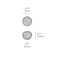Load image into Gallery viewer, Meteorite Table Lamp - line drawing.
