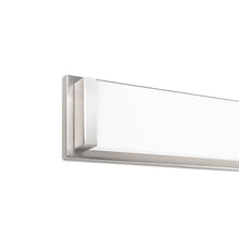Load image into Gallery viewer, Metro Rectangular LED Bath Vanity Light in Detail.
