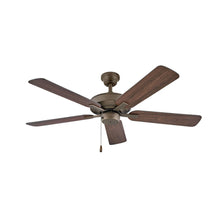 Load image into Gallery viewer, Metro Outdoor Ceiling Fan in Metallic Matte Bronze/Walnut.
