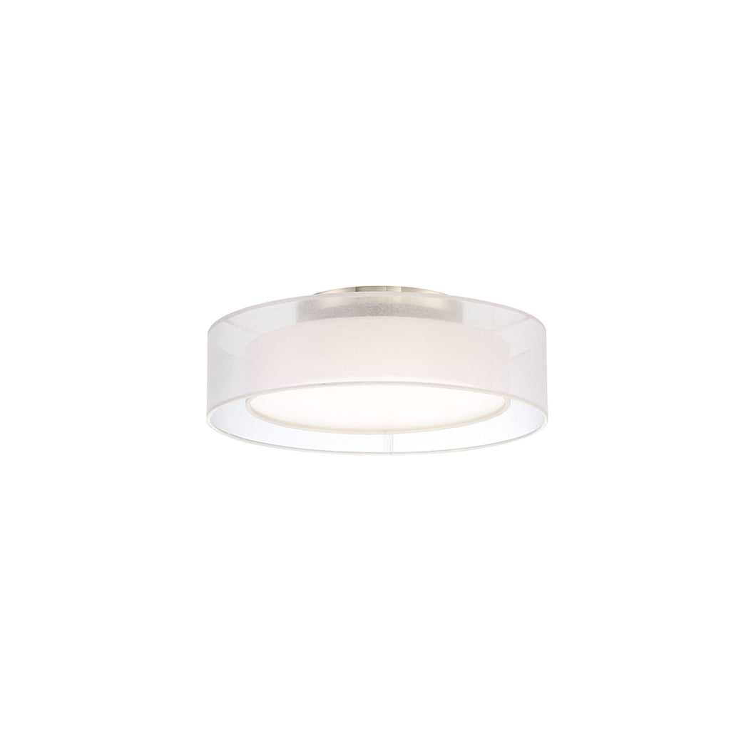 Metropolis LED Semi-Flush Mount Ceiling Light in Small.