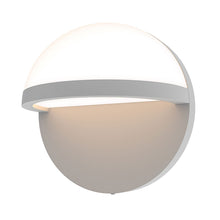 Load image into Gallery viewer, Mezza Vetro™ Outdoor LED Wall Light in Small/Textured Gray.
