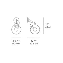 Load image into Gallery viewer, Miconos Wall Light - line drawing.
