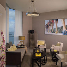 Load image into Gallery viewer, Middlebury Pendant Light in living room.
